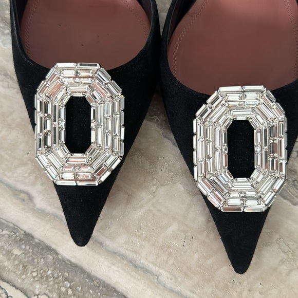 Amina Muaddi Camelia Slingback Pumps - Picture 6 of 12